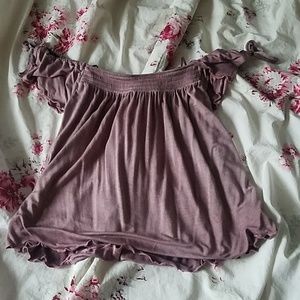 American eagle off the shoulder top